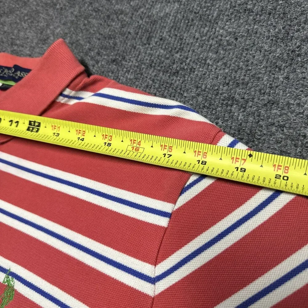 Polo Ralph Lauren Shirt Mens Large Striped Short Sleeve Rugby